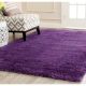 Modern Purple Geometric Rug